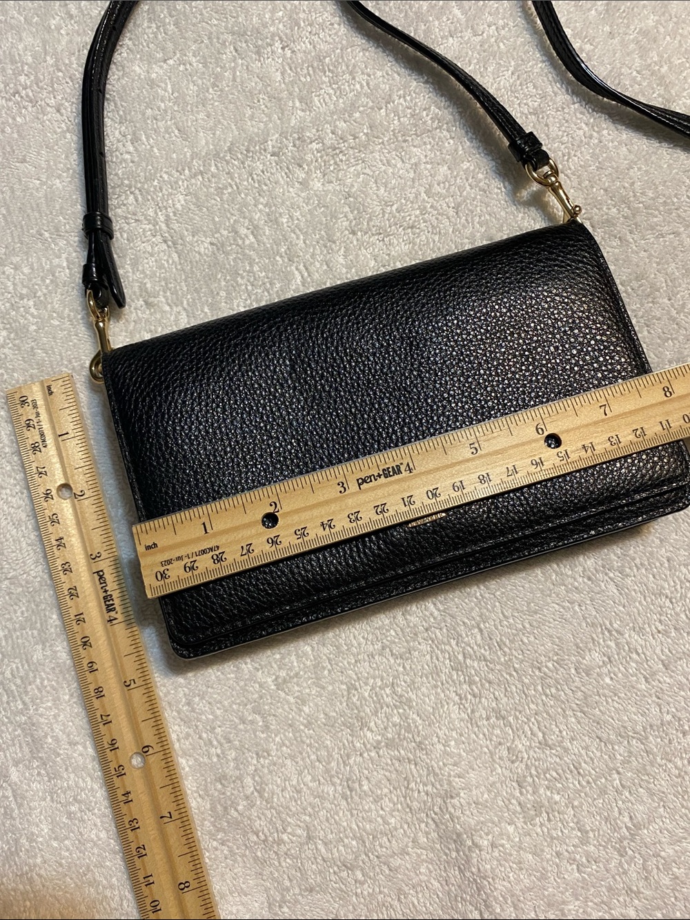 Coach Black Leather Small Crossbody - Picture 2 of 8